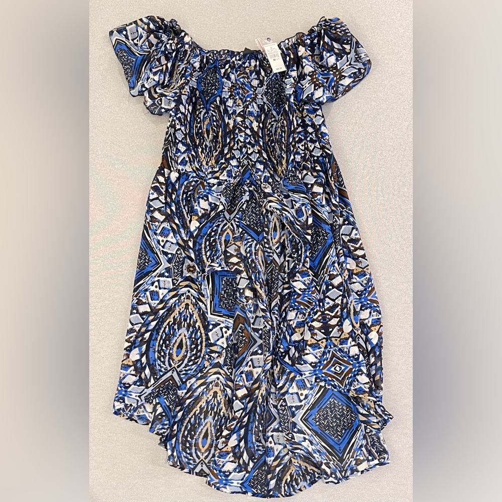 Ashley Stewart Tribal Smocked Top (Size 14/16)
